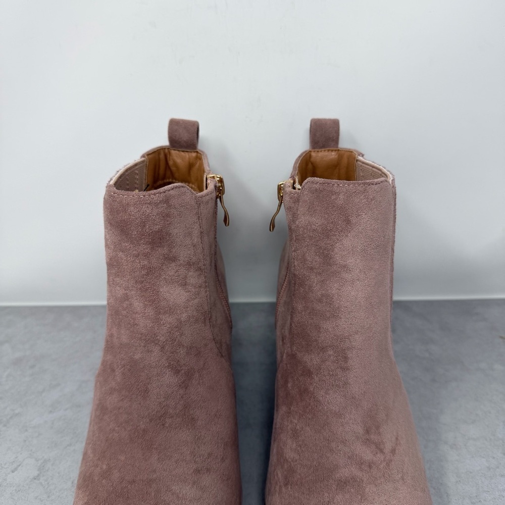 Corkys Vegan Suede Zip Ankle Boots Size 9 - Picture 3 of 15
